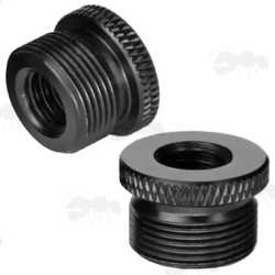 Internal and External Thread View of The M14 Thread to 5/8x24 Rifle Silencer Adapter