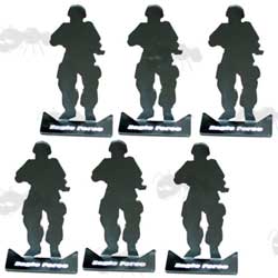Six Army Men Airsoft Targets