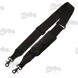 Two Point Fitting, Black Rifle Sling with Removable Pouch