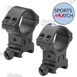 SPORTSMATCH TO35C 2 Piece Scope Mounts for 30mm Tubes 
