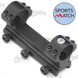 DM80 Sportsmatch Dampa Weaver / Picatinny Rail One Piece High Profile 25mm Diameter Scope Rings