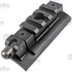 Adjustable Angle Sling Swivel Stud Fitting Bipod Rail Adapter Kit, Three Slot Length