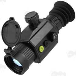 C4 Thermal Vision Rifle Scope Monocular, with Scope Objective Lens End Fitting and Picatinny Rail Base Mount