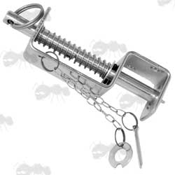 Silver Galvanised Metal Trip Wire Blank Firing Alarm Mine