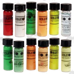 Set of Six TruGlo Ghost Sight Paint Kit and Set of Six Bright Sight Paint Kit