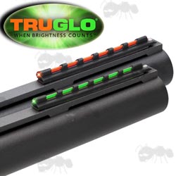 Truglo Universal Shotgun Rib Fitting Red and Green Coloured Fiber Glo Dot Sights