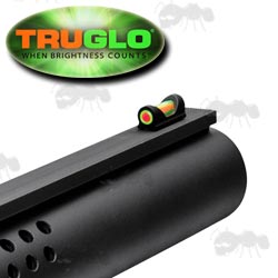 Truglo Fat Bead Shotgun Rib Fitting Dual Colour Red and Green Fiber Sight