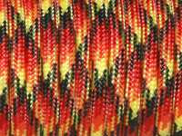 Fireball Patterned Colour Paracord
