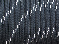 Reflective Thread Black Colour Paracord