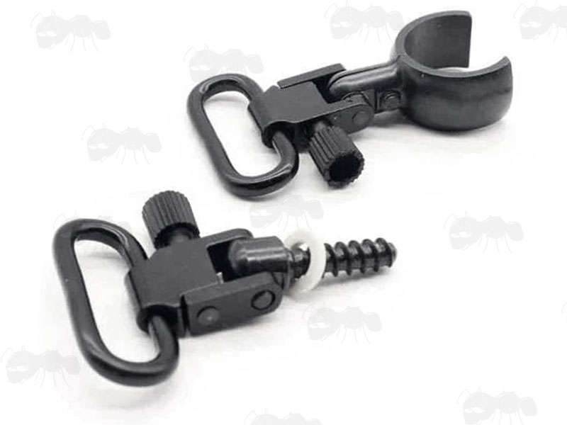 12 Gauge Single Shotgun Barrel Base Fittings with 25mm QD Sling Swivels