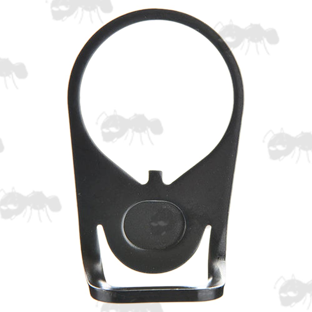 AR-15 Collapsible Stock Sling Plate with 90 Degree Loop Fitting