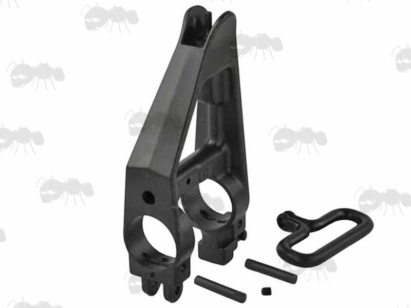 Disassembled View of The AR-15 Front Sight and Sling Loop Assembly
