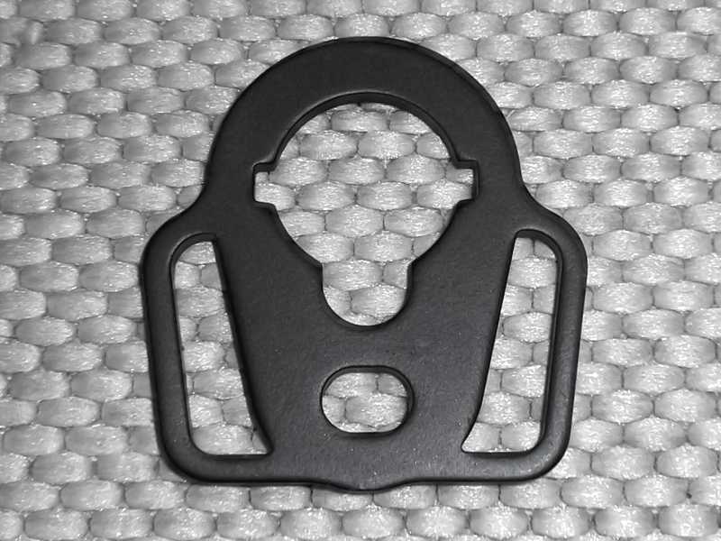 AR-15 Sliding Stock Sling Plate with Dual Slots