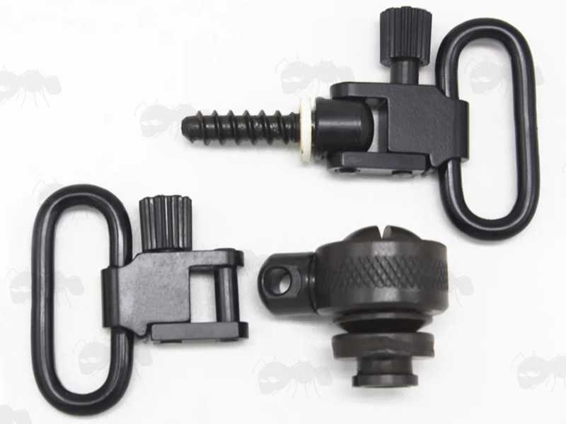 Pump Action Automatic Shotgun QD Swivel Base Magazine Cap