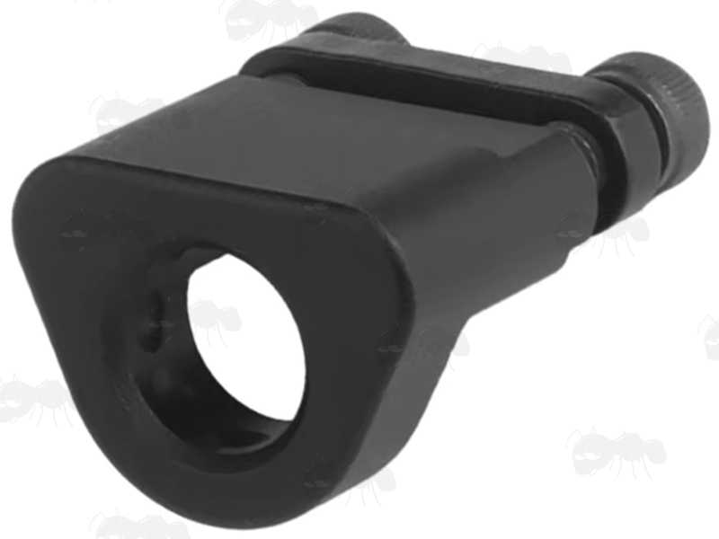 Black 10mm Socket Push Button QD Swivel Port Adapter for Tactical Rifle Buttstocks with Sling Strap Slots