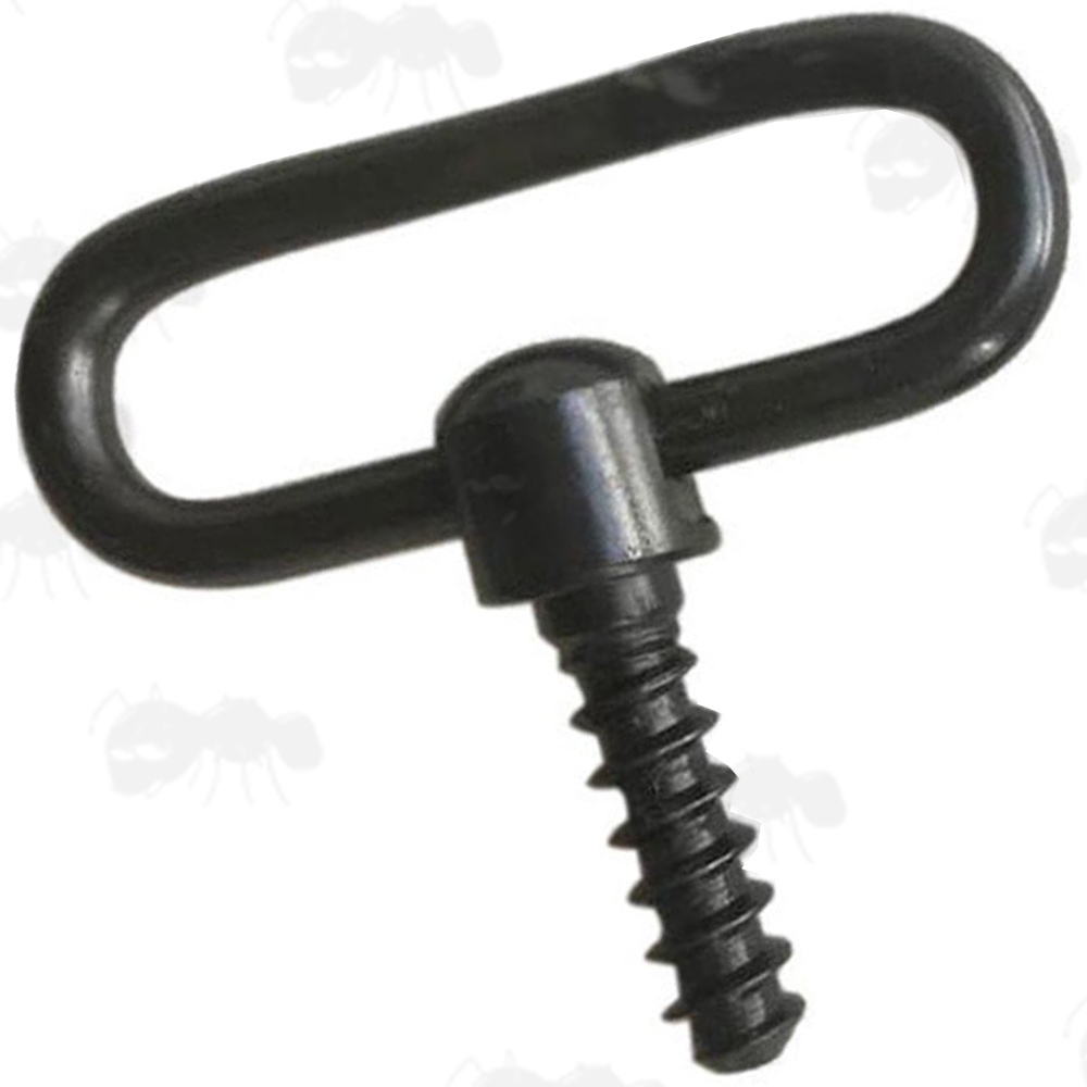 Non-Detachable 30mm Sling Swivel with Long Wood Screw Threads