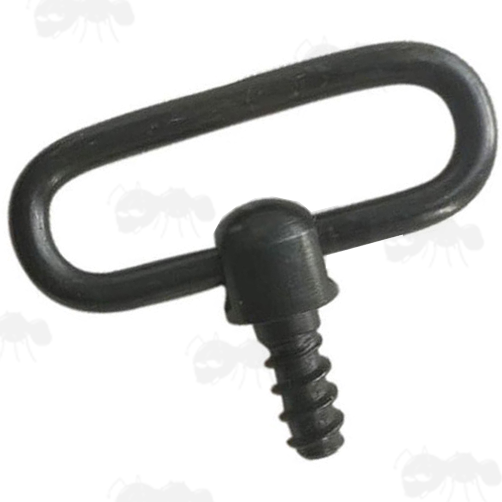 Non-Detachable 30mm Sling Swivel with Short Wood Screw Threads