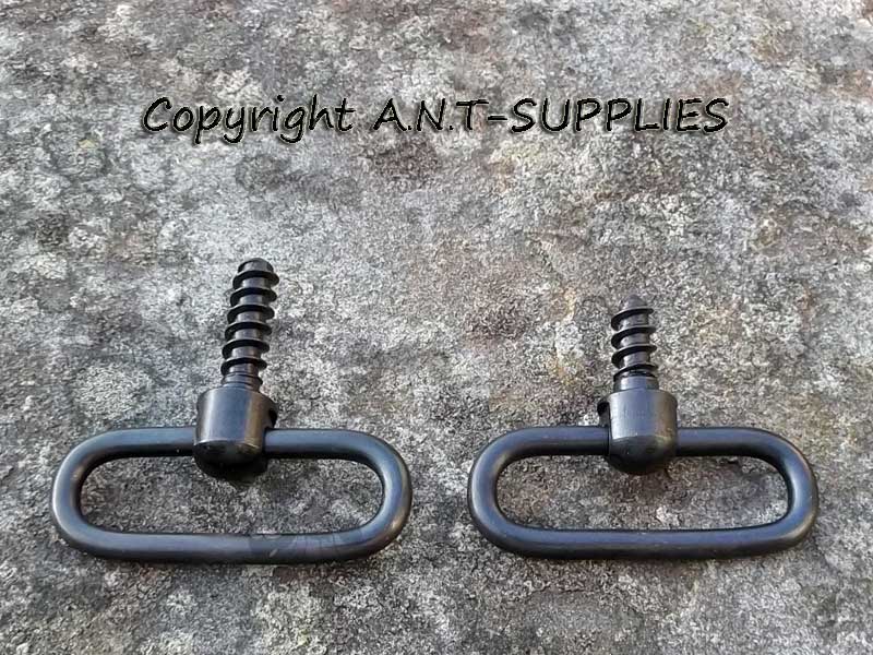 Non-Detachable 30mm Sling Swivels with Wood Screw Threads