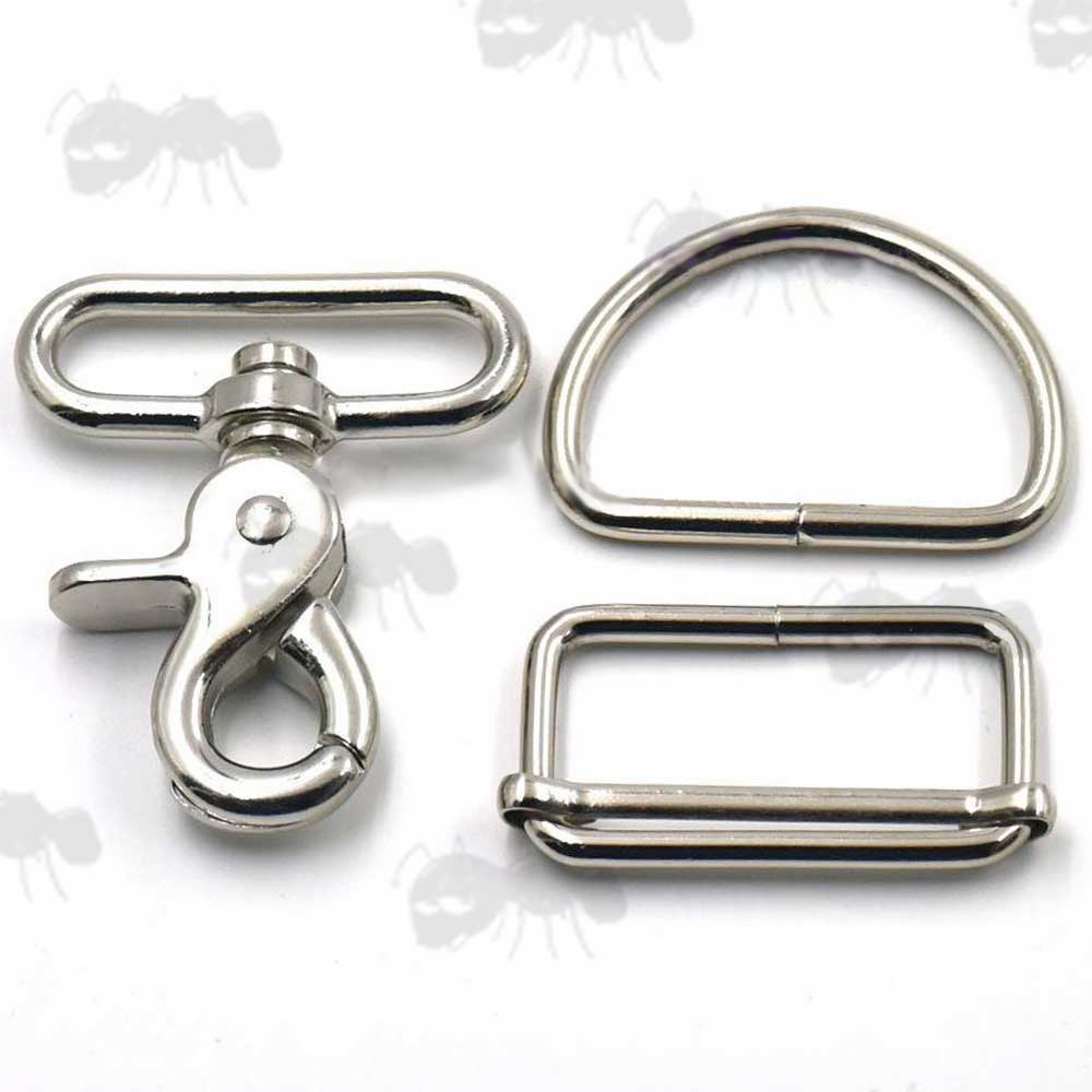 Gun Sling Hardware Fittings Swivels, Clips, Buckles etc