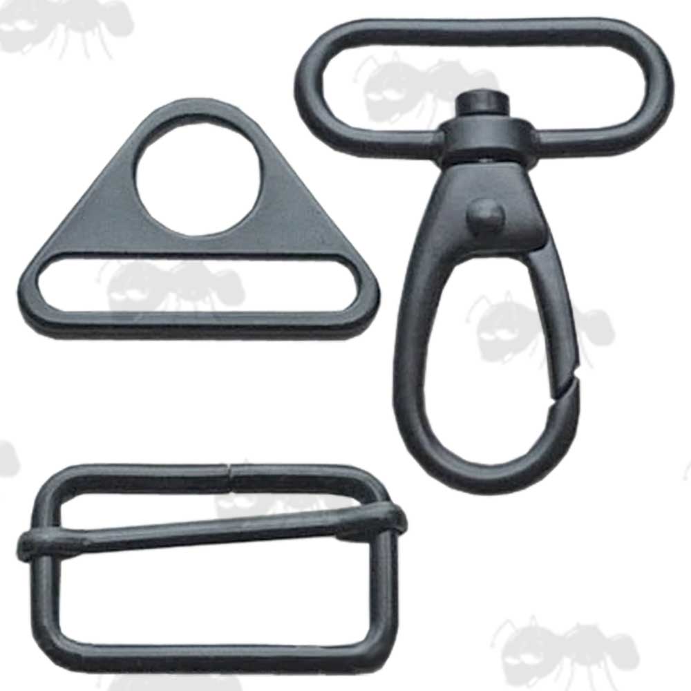 Gun Sling Hardware Fittings Swivels, Clips, Buckles etc
