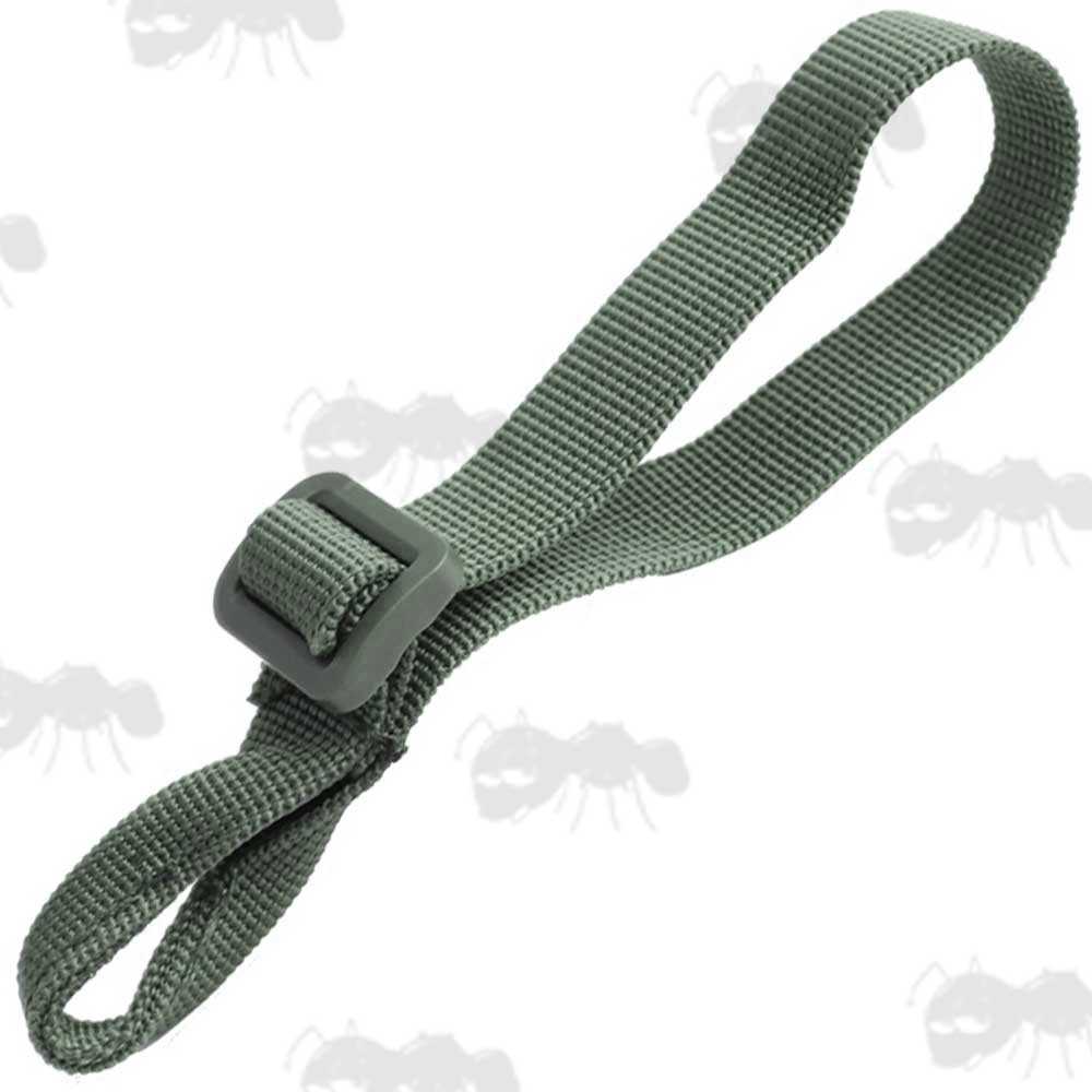 Dark Green Universal Gun Buttstock Sling Adapter Nylon Loop