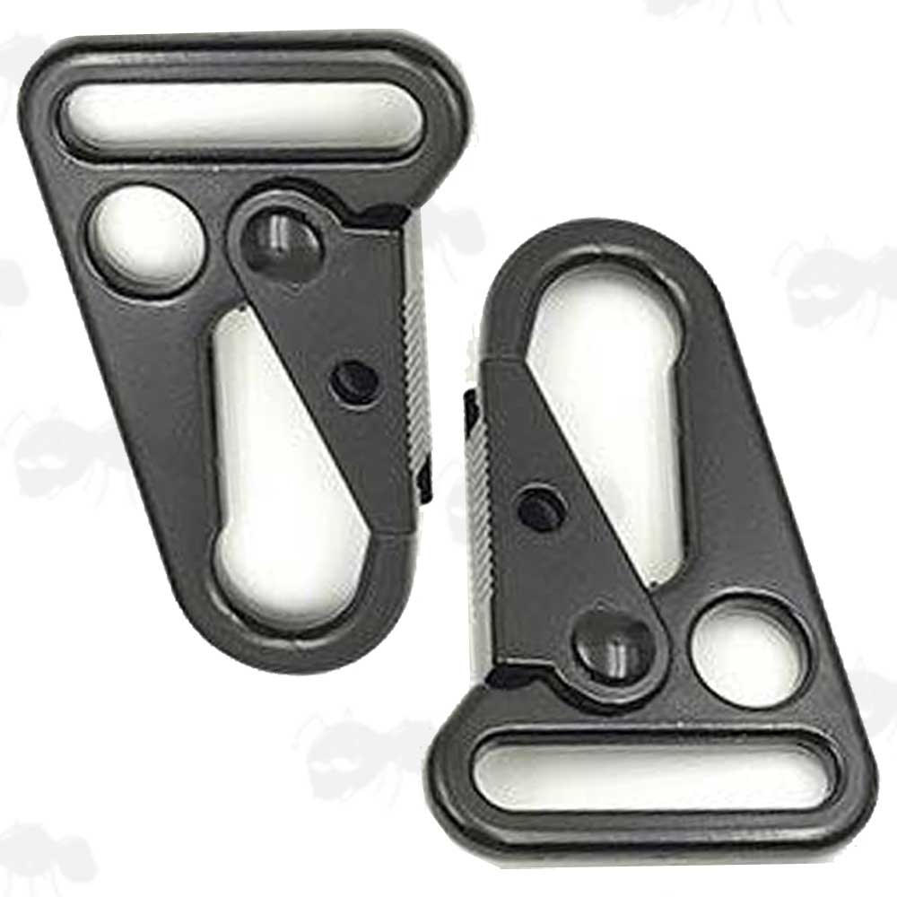 Gen 3 H&K Style Sling Snap Hook Clips with Wide Mount Gate Rifle Gun