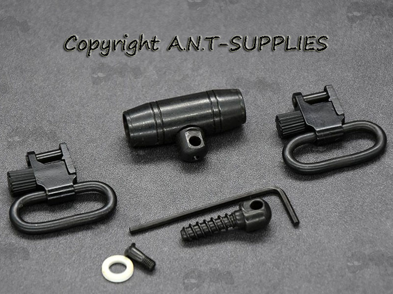Muzzleloader Ramrod Ferrule QD Sling Swivel Base Set Muzzle Loader