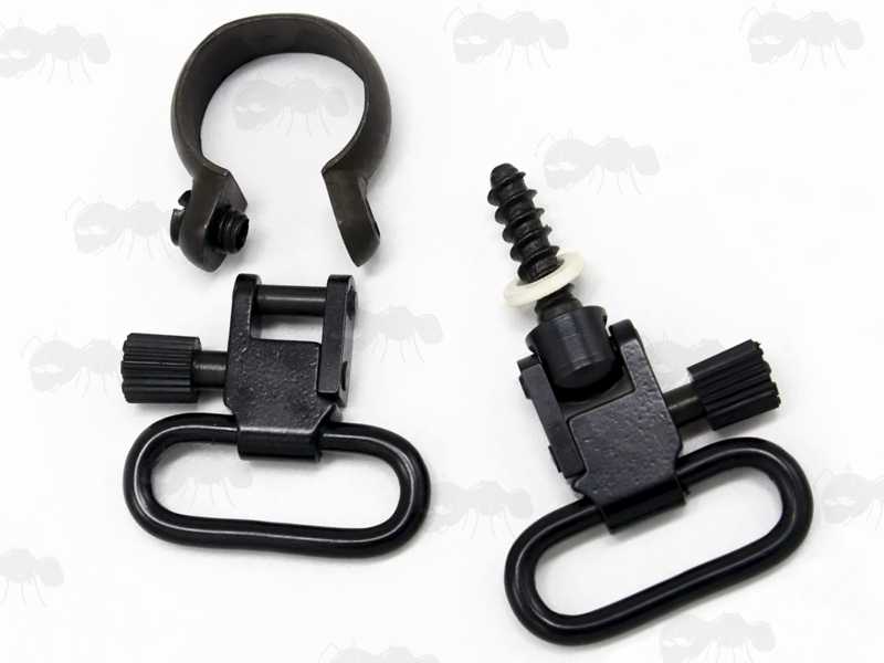 Remington 7600 / 7600 Rifle Full Barrel Band with QD Sling Swivels