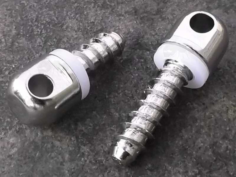 Pair of QD Sling Base Studs with Short and Long Wood Threads