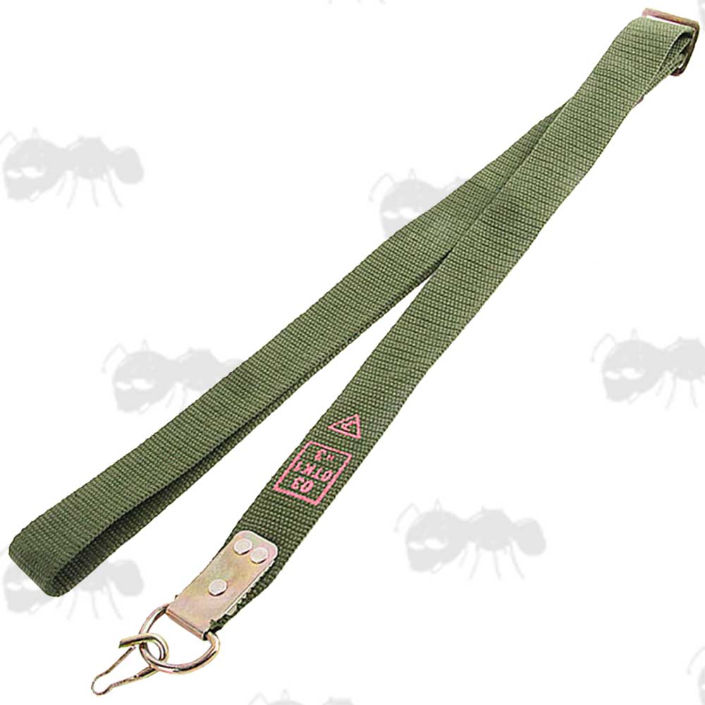 Green Replica SVD Sniper Rifle Canvas Sling with Metal Clip