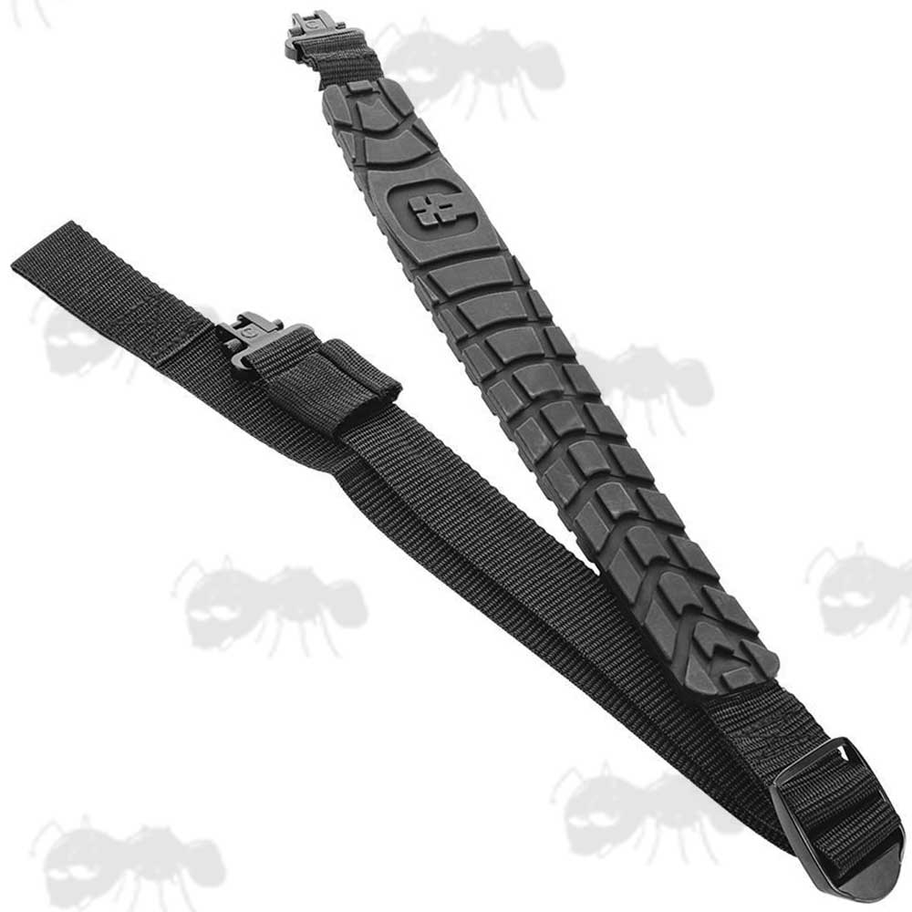 Caldwell Max Grip Slim Profile Gun Sling in Black with Sewn-In QD Swivels