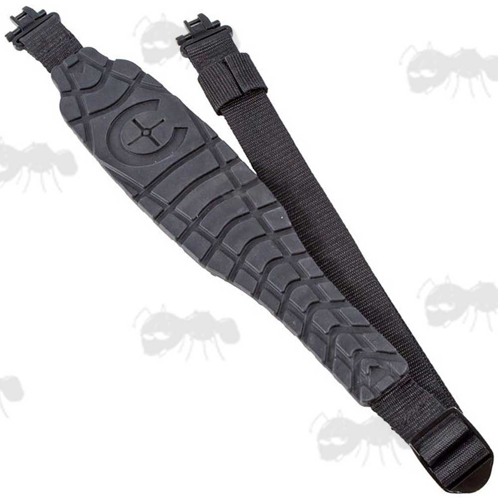 Caldwell Max Grip Gun Sling in Black with Sewn-In QD Swivels