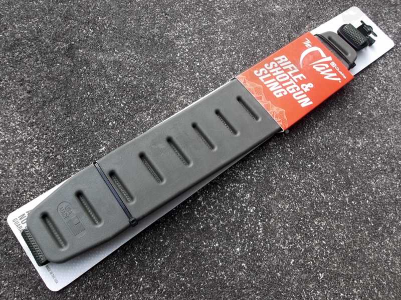 Quake Olive Drab Green Claw 2.0 Gun Sling with Hush Stalker Metal QD Swivels, In Display Hanger Card Packaging