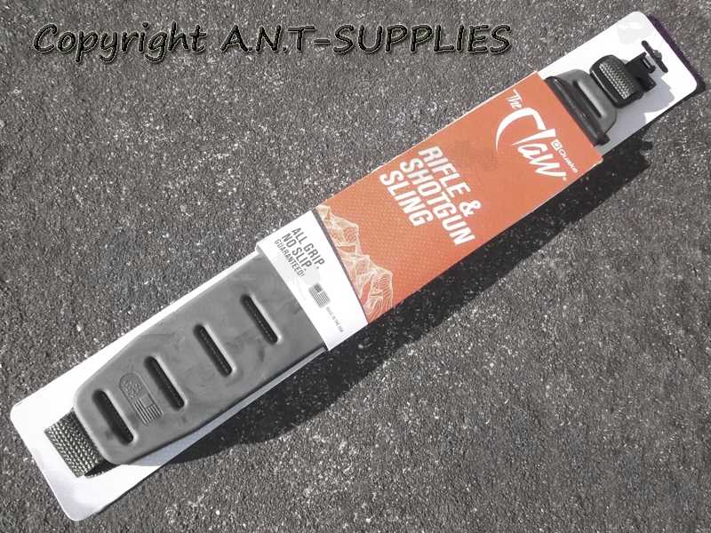Quake Olive Drab Green Camouflage Claw 2.0 Gun Sling with Hush Stalker Metal QD Swivels, In Display Hanger Card Packaging