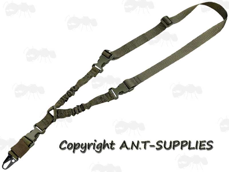Single Point QR One Point Bungee Sling in Green