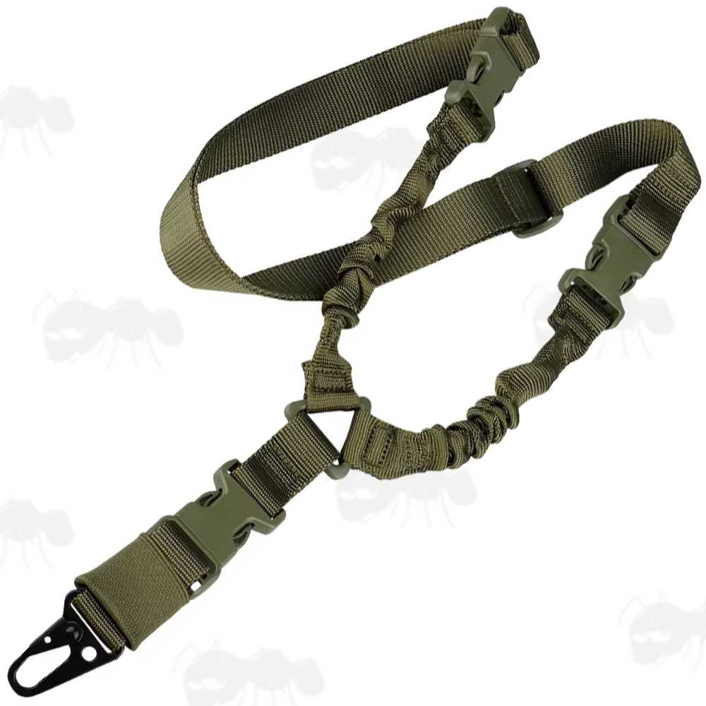 Single Point QR One Point Bungee Sling in Green