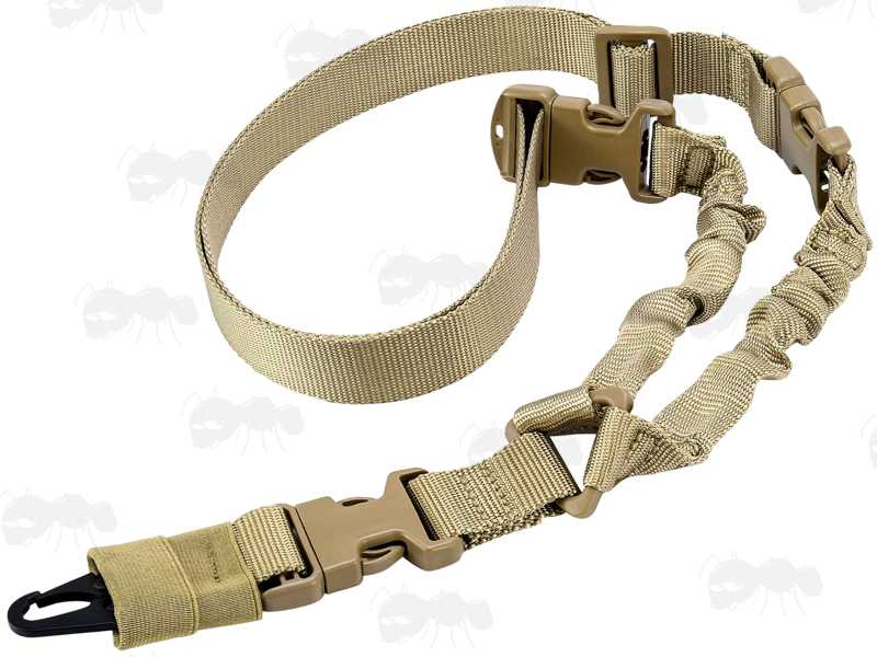 Single Point QR One Point Bungee Sling in Tan