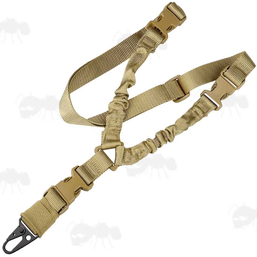 Single Point QR One Point Bungee Sling in Tan