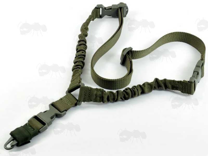 Single Point QR One Point Bungee Sling in Green