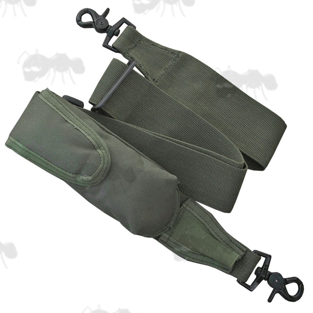 Two Point Rifle Sling With Removable External Battery Pouch
