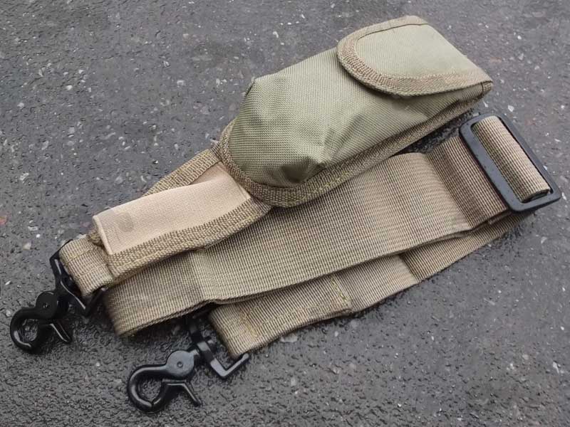 Two Point Rifle Sling With Removable External Battery Pouch