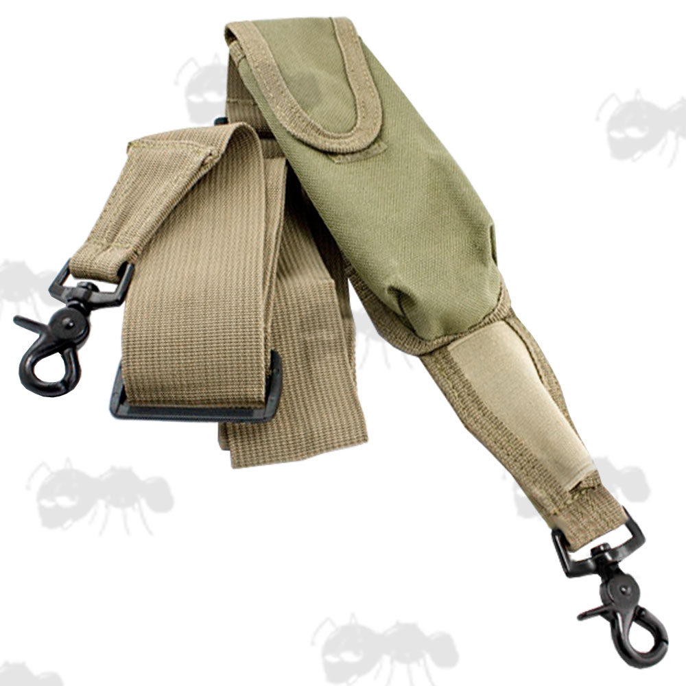 Two Point Rifle Sling With Removable External Battery Pouch
