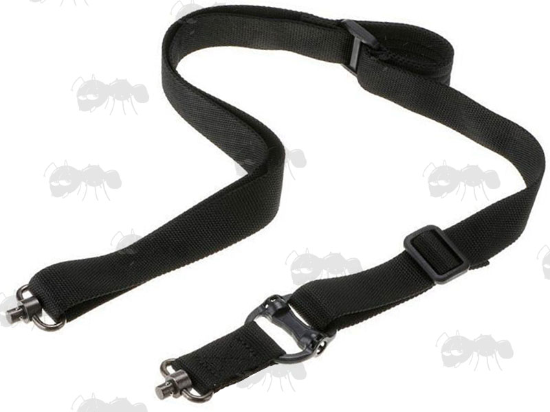 Two Point Sling with 10mm QD Socket Swivels, In Black