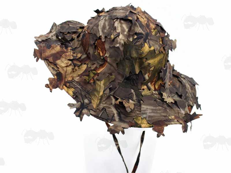 3D Camouflage Leaf Boonie Hat for Ghillie Suits