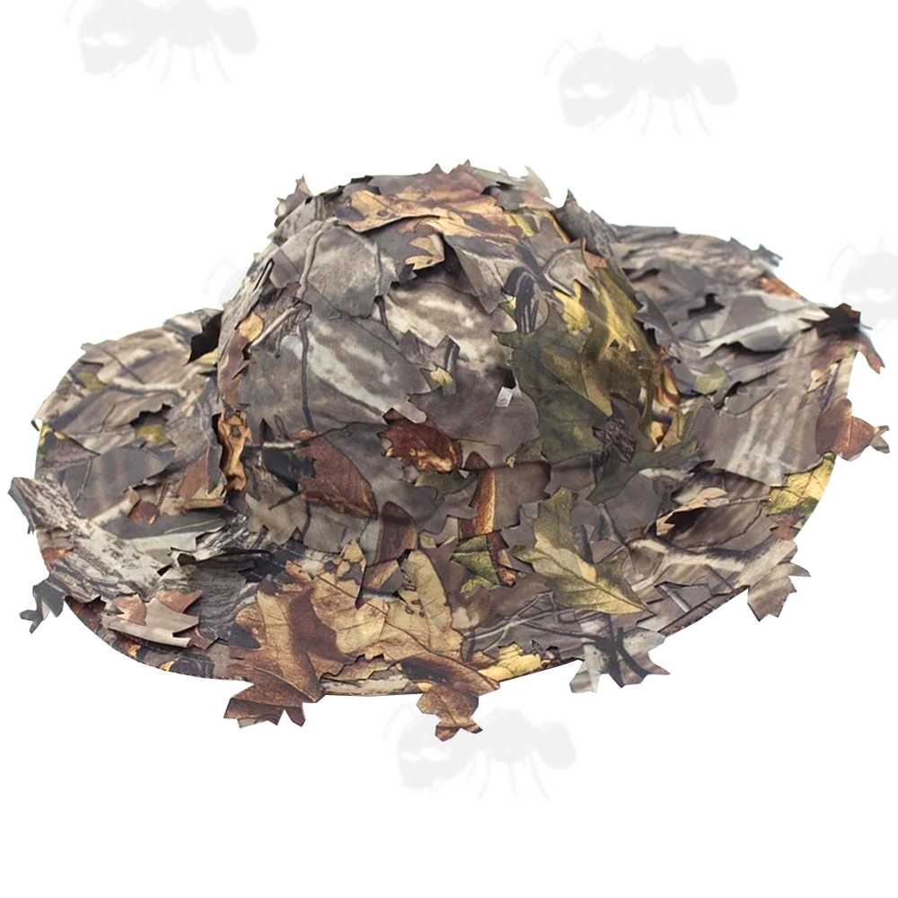 3D Camouflage Leaf Boonie Hat for Ghillie Suits