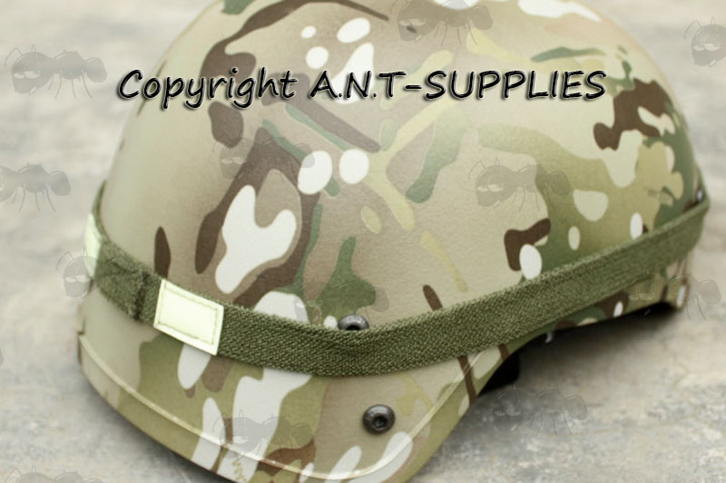 Helmet Cat Eyes Band Army Military Cats Eyes Black or Green Bands