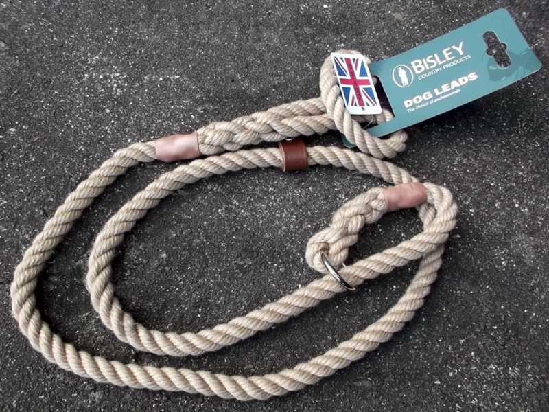 10mm Thick Bisley Natural Dog Slip Lead