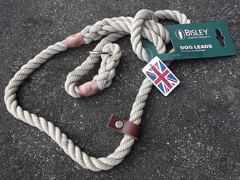 12mm Thick Bisley Natural Dog Slip Lead