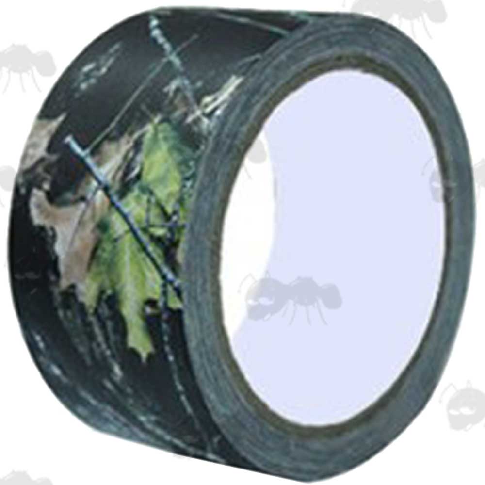 10 Metre Length Roll of Forest Camo Fabric Tape