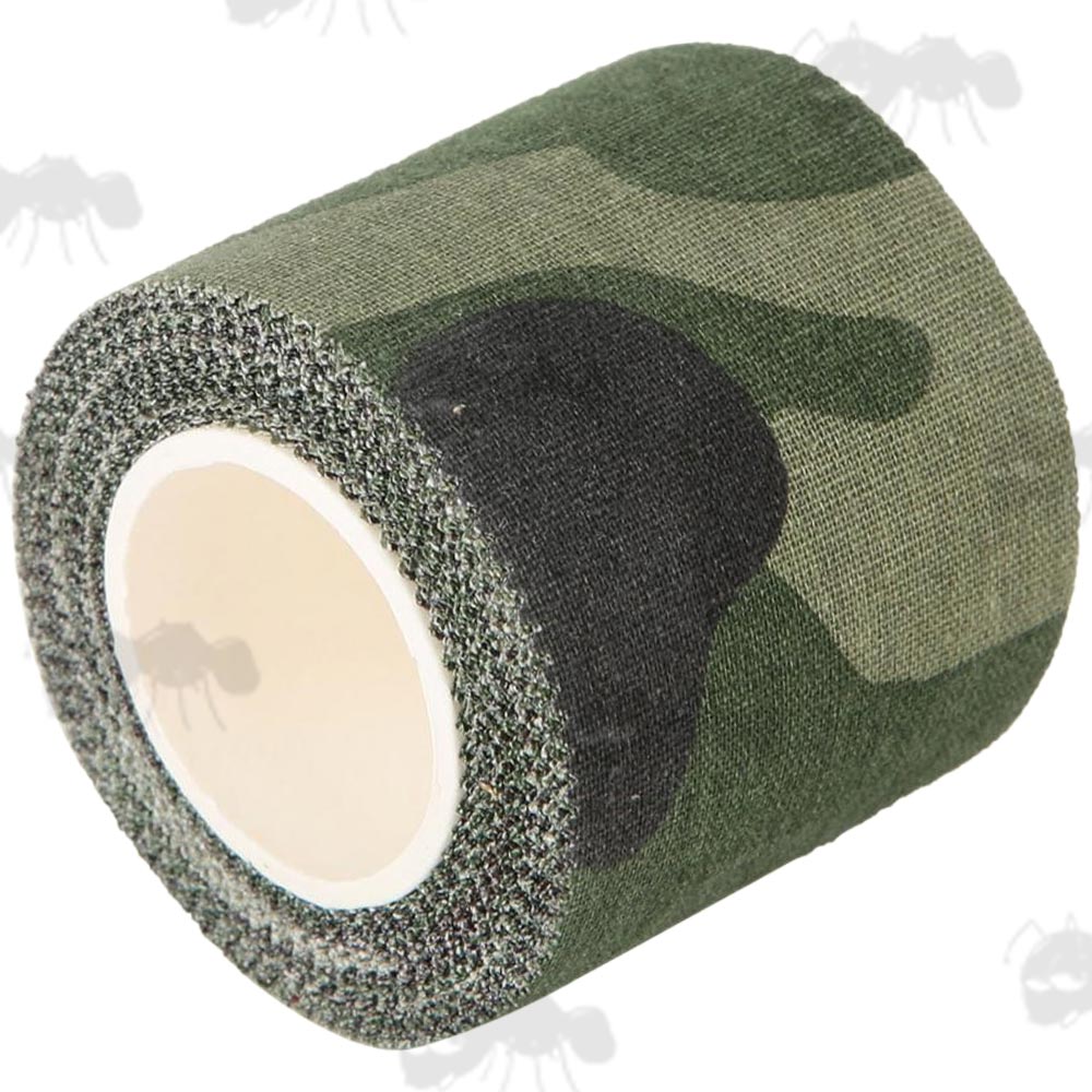Roll of Woodland Camouflage Fabric Tape